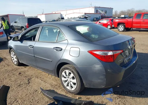 2016 Toyota Corolla Le z USA, uszkodzony, nr VIN 2T1BURHEXGC632182